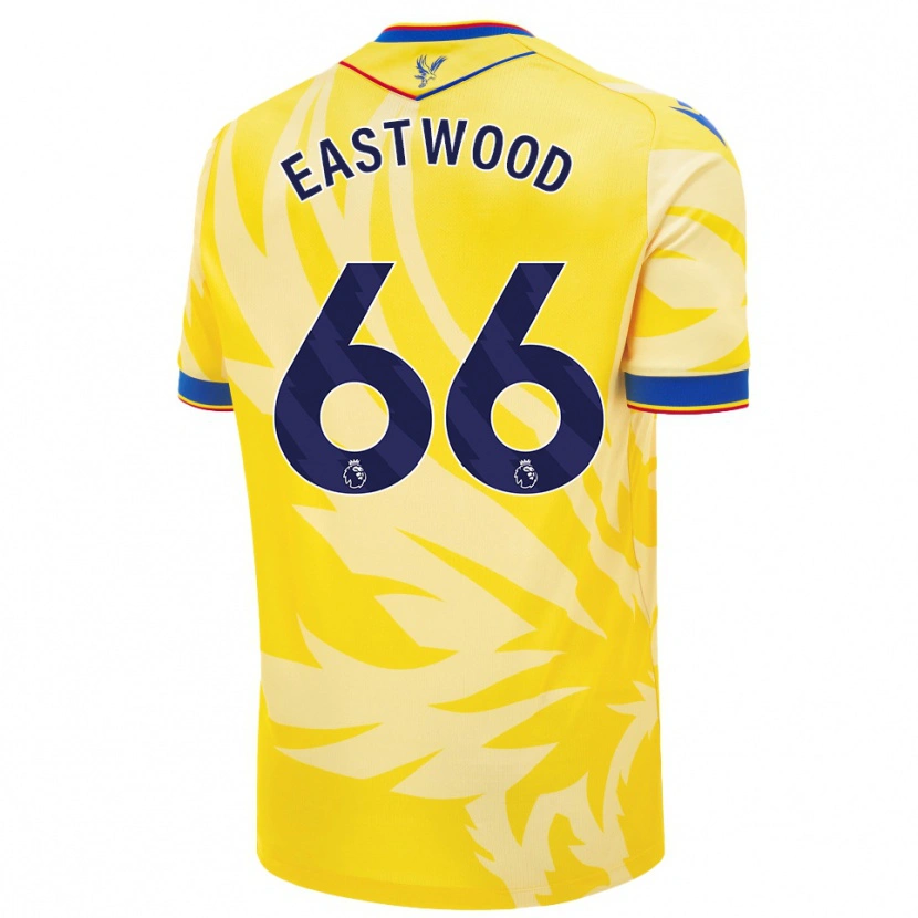 Danxen Kinder Billy Eastwood #66 Gelb Auswärtstrikot Trikot 2024/25 T-Shirt