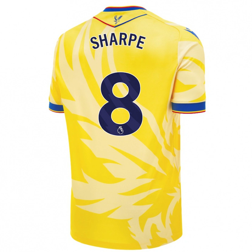 Danxen Kinder Molly-Mae Sharpe #8 Gelb Auswärtstrikot Trikot 2024/25 T-Shirt