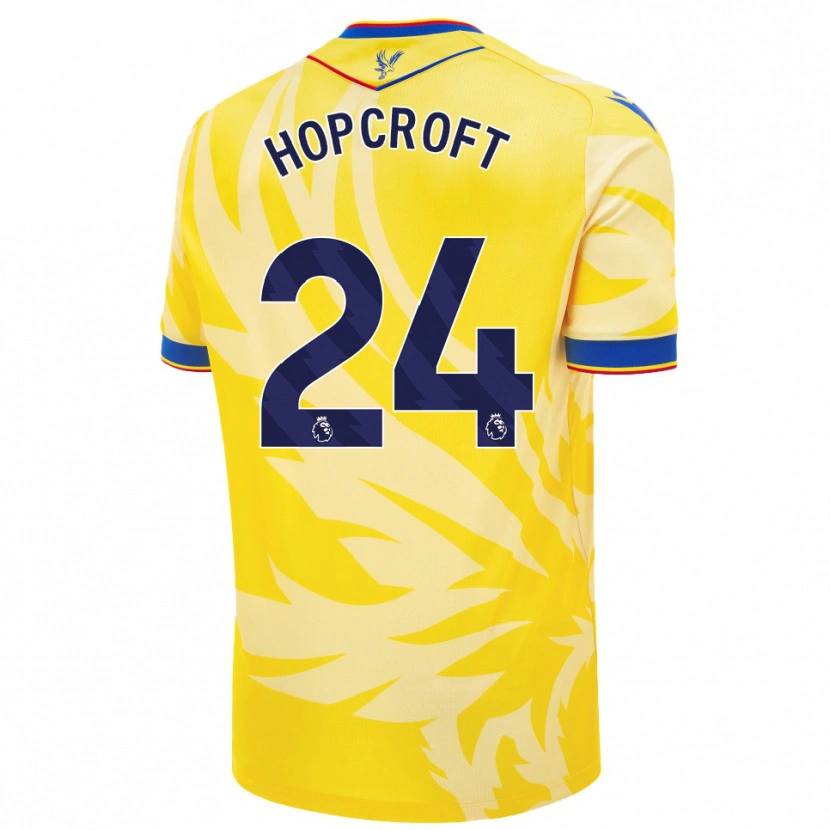Danxen Kinder Shanade Hopcroft #24 Gelb Auswärtstrikot Trikot 2024/25 T-Shirt