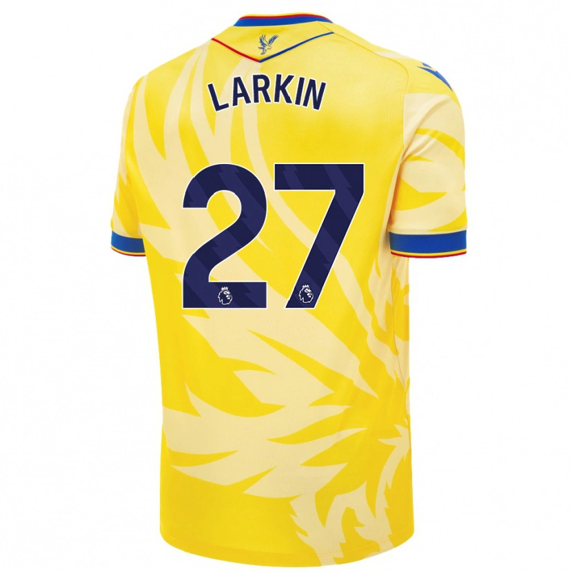 Danxen Kinder Abbie Larkin #27 Gelb Auswärtstrikot Trikot 2024/25 T-Shirt