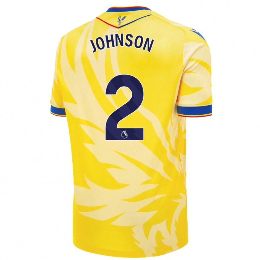 Danxen Kinder Annabel Johnson #2 Gelb Auswärtstrikot Trikot 2024/25 T-Shirt
