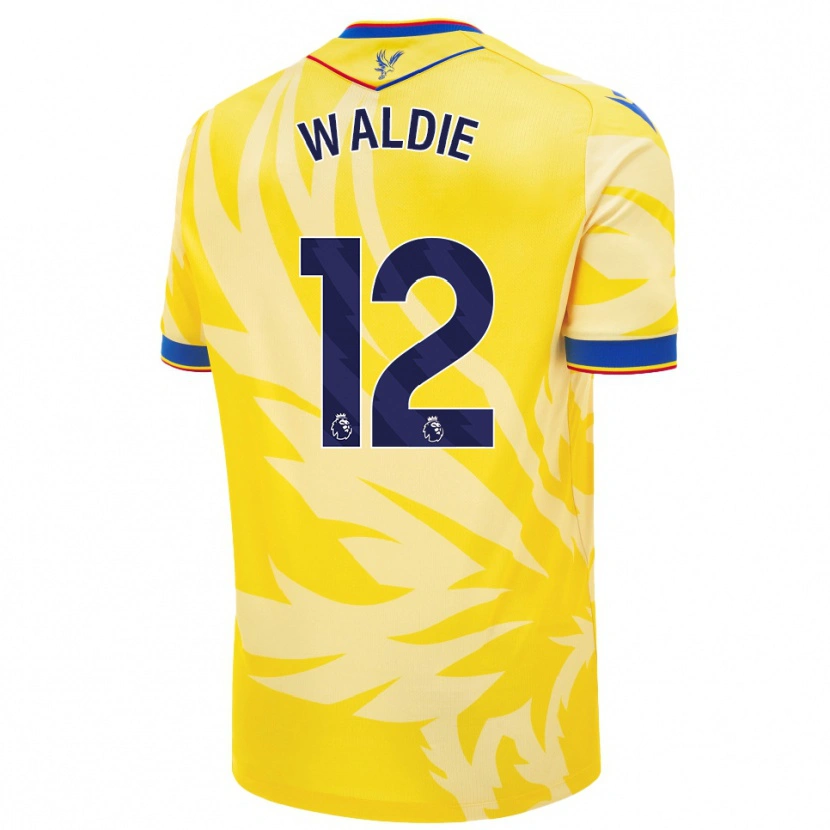 Danxen Kinder Lizzie Waldie #12 Gelb Auswärtstrikot Trikot 2024/25 T-Shirt