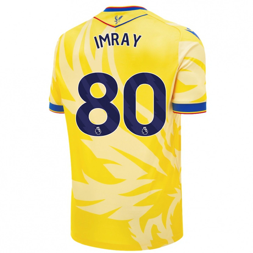 Danxen Kinder Danny Imray #80 Gelb Auswärtstrikot Trikot 2024/25 T-Shirt
