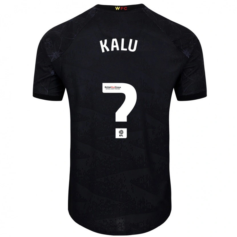 Danxen Kinder Samuel Kalu #0 Schwarz Weiß Auswärtstrikot Trikot 2024/25 T-Shirt