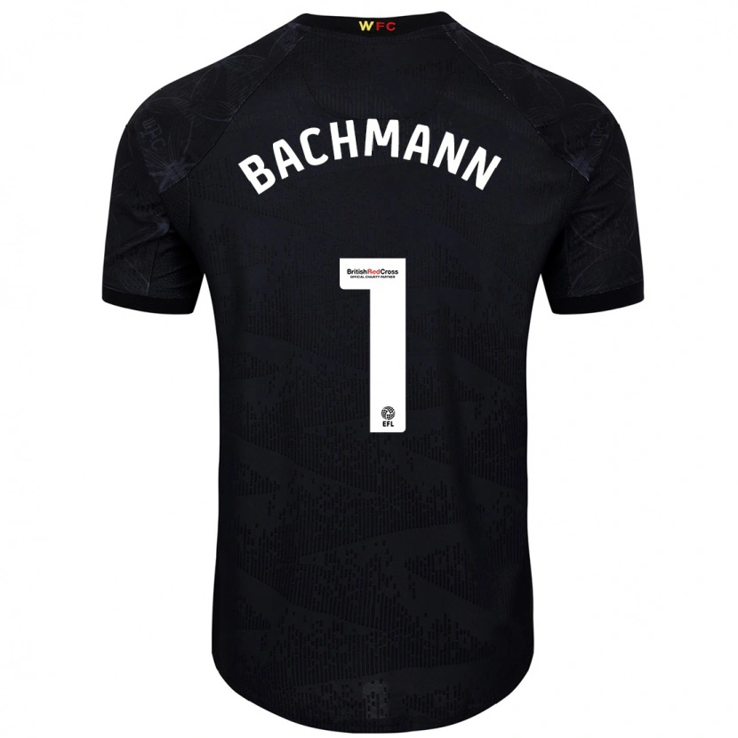 Danxen Kinder Daniel Bachmann #1 Schwarz Weiß Auswärtstrikot Trikot 2024/25 T-Shirt