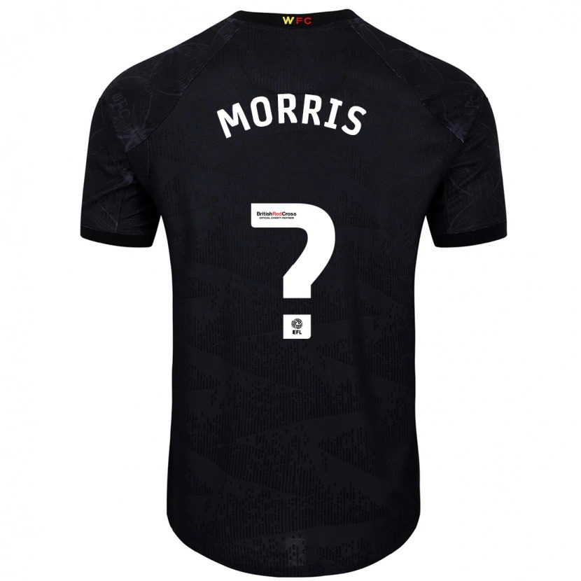 Danxen Kinder Sam Morris #0 Schwarz Weiß Auswärtstrikot Trikot 2024/25 T-Shirt