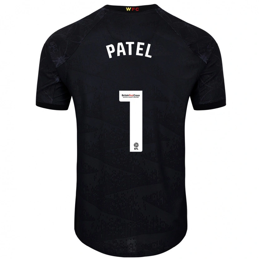 Danxen Kinder Safia Middleton-Patel #1 Schwarz Weiß Auswärtstrikot Trikot 2024/25 T-Shirt