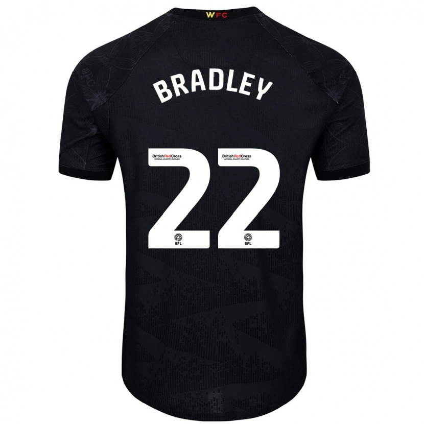 Danxen Kinder Jade Bradley #22 Schwarz Weiß Auswärtstrikot Trikot 2024/25 T-Shirt