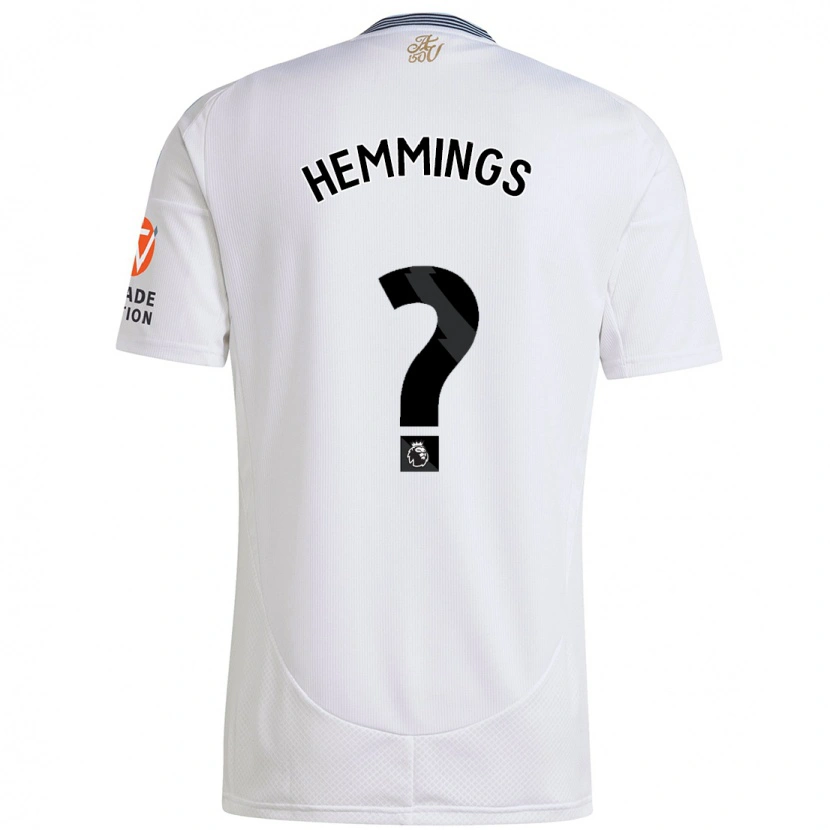 Danxen Kinder George Hemmings #0 Weiß Auswärtstrikot Trikot 2024/25 T-Shirt