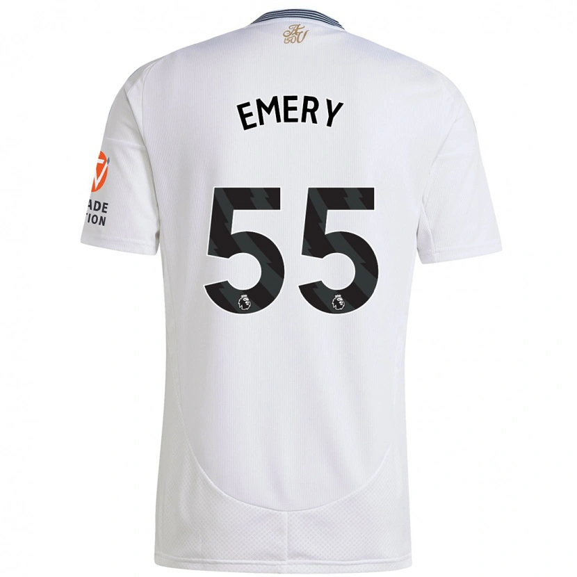 Danxen Kinder Lander Emery #55 Weiß Auswärtstrikot Trikot 2024/25 T-Shirt