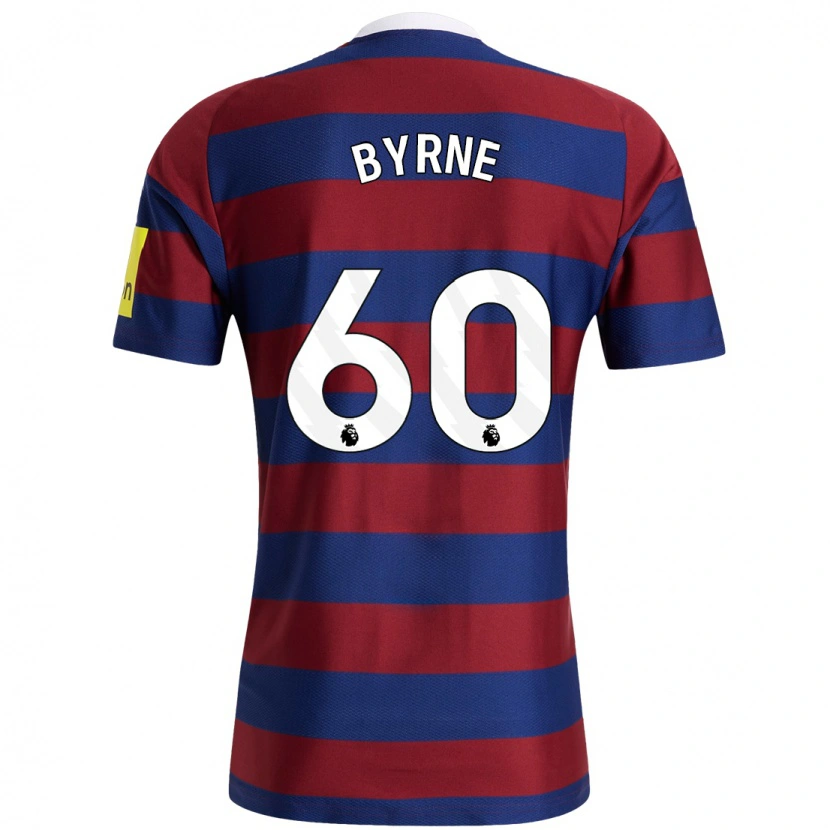 Danxen Kinder Reece Byrne #60 Burgunderrot Marineblau Auswärtstrikot Trikot 2024/25 T-Shirt