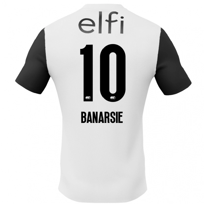 Danxen Kinder Amy Banarsie #10 Weiß Schwarz Auswärtstrikot Trikot 2024/25 T-Shirt