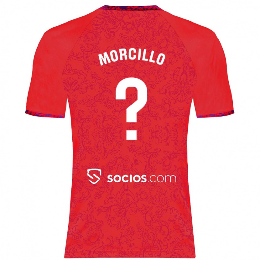 Danxen Kinder Raquel Morcillo #0 Rot Auswärtstrikot Trikot 2024/25 T-Shirt