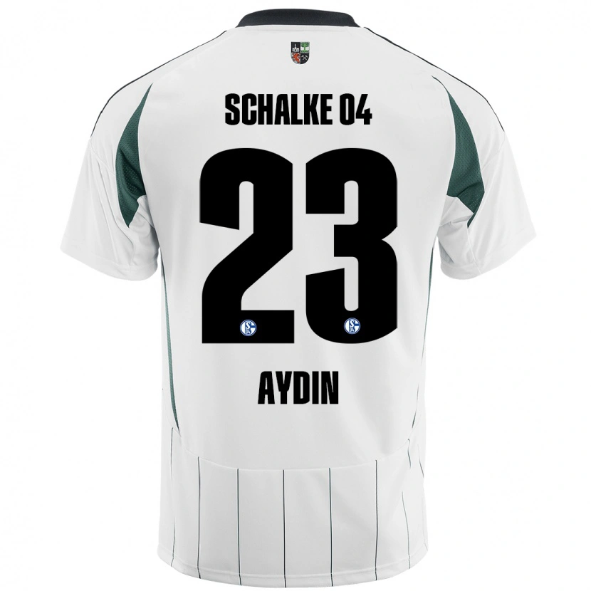 Danxen Kinder Mehmet Aydın #23 Weiß Grün Auswärtstrikot Trikot 2024/25 T-Shirt