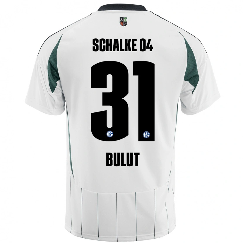Danxen Kinder Taylan Bulut #31 Weiß Grün Auswärtstrikot Trikot 2024/25 T-Shirt