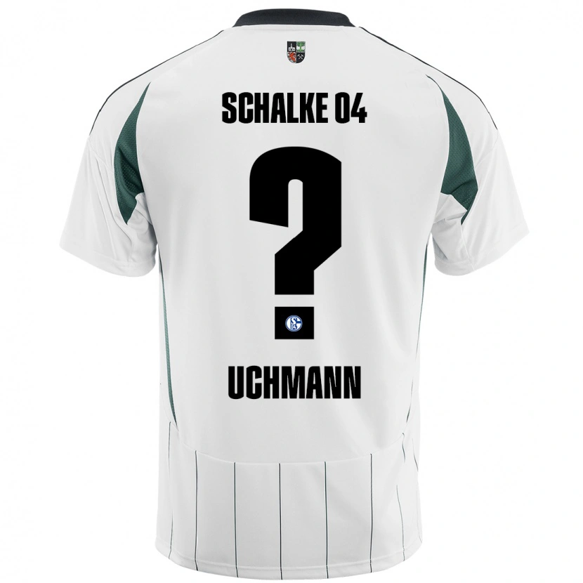 Danxen Kinder Ty Uchmann #0 Weiß Grün Auswärtstrikot Trikot 2024/25 T-Shirt
