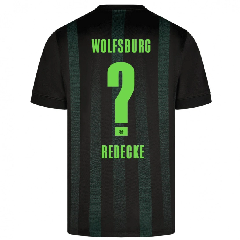 Danxen Kinder Jan Redecke #0 Dunkelgrün Auswärtstrikot Trikot 2024/25 T-Shirt