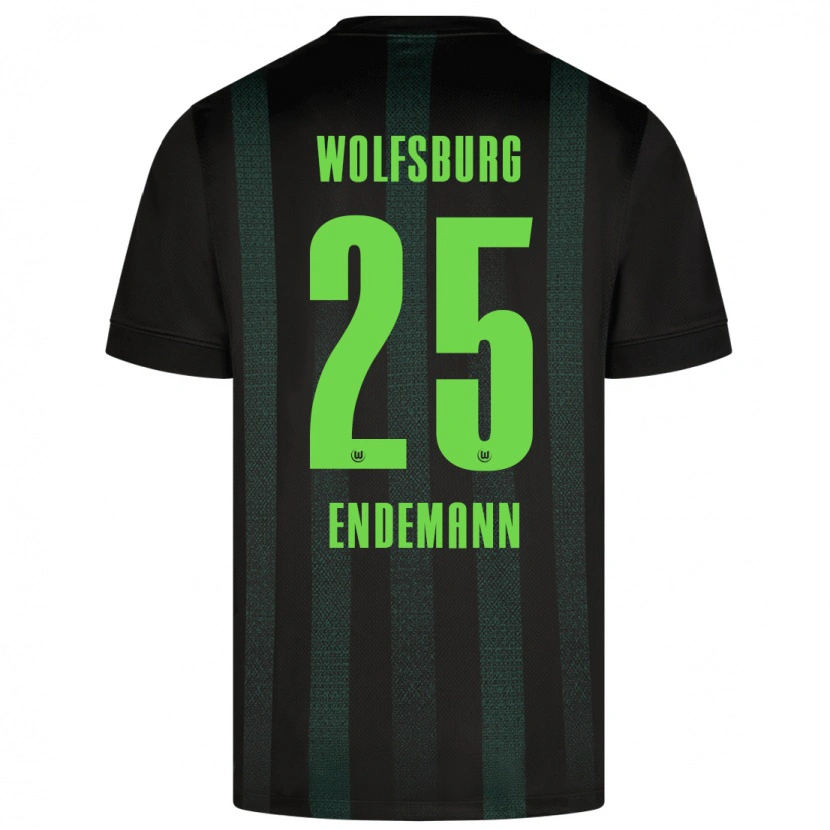 Danxen Kinder Vivien Endemann #25 Dunkelgrün Auswärtstrikot Trikot 2024/25 T-Shirt
