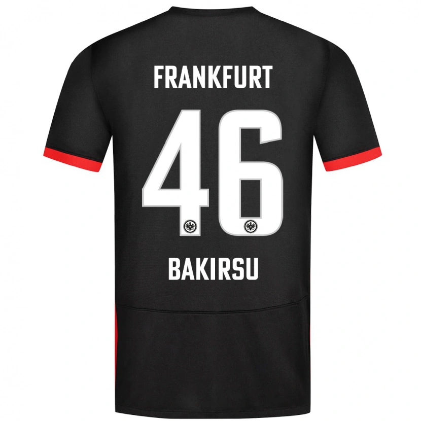 Danxen Kinder Hüseyin Bakirsu #46 Schwarz Auswärtstrikot Trikot 2024/25 T-Shirt