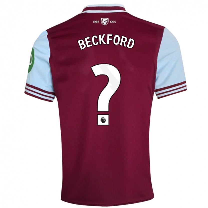 Danxen Herren Lewis Beckford #0 Dunkelrot Heimtrikot Trikot 2024/25 T-Shirt