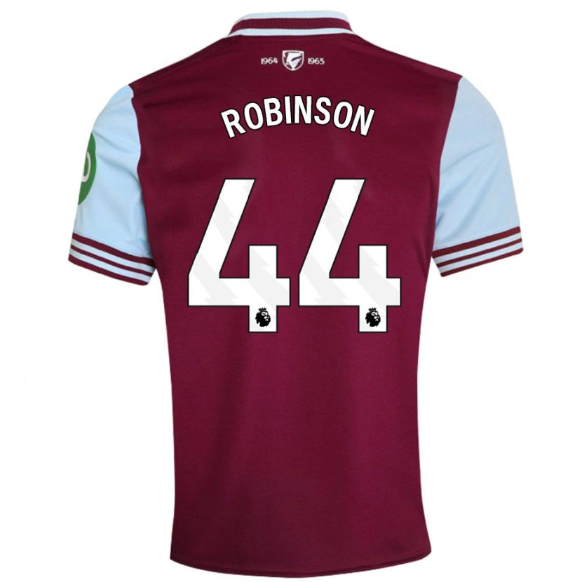 Danxen Herren Junior Robinson #44 Dunkelrot Heimtrikot Trikot 2024/25 T-Shirt