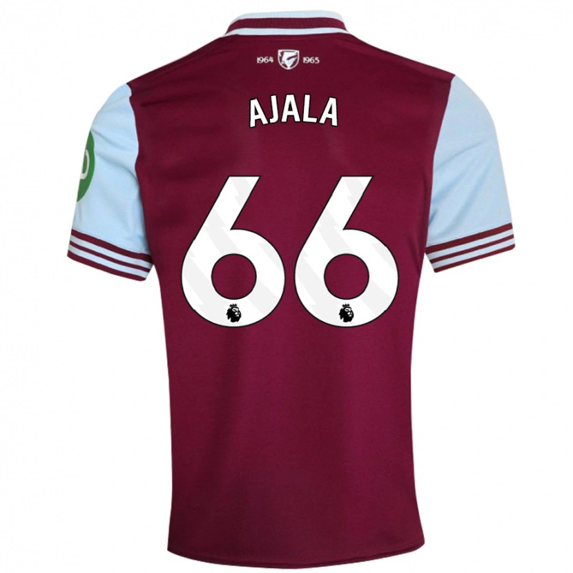 Danxen Herren Joshua Ajala #66 Dunkelrot Heimtrikot Trikot 2024/25 T-Shirt