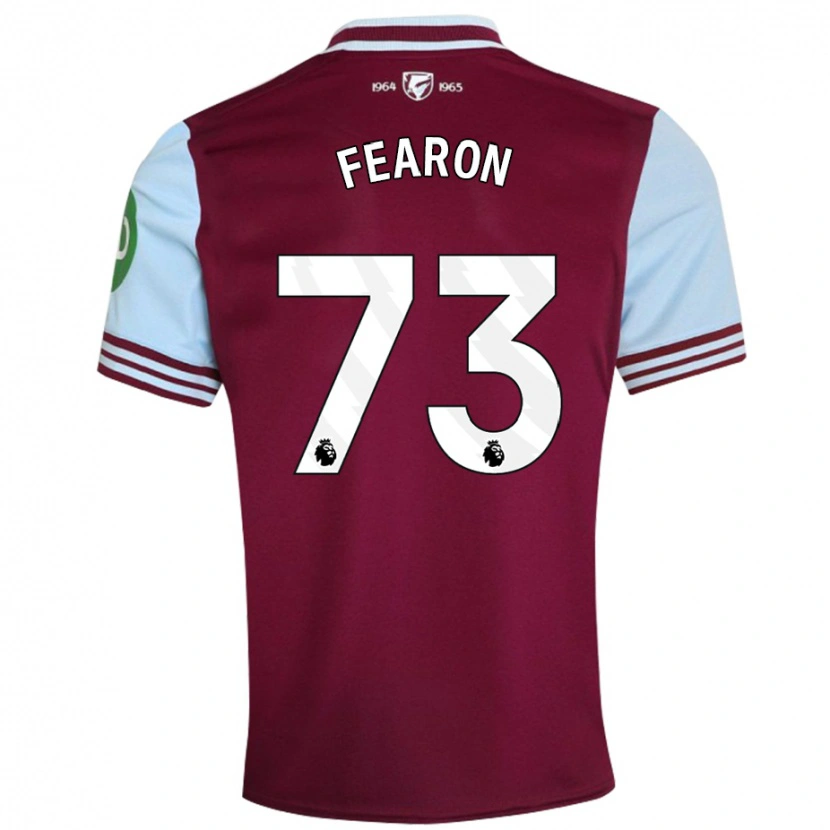 Danxen Herren Preston Fearon #73 Dunkelrot Heimtrikot Trikot 2024/25 T-Shirt