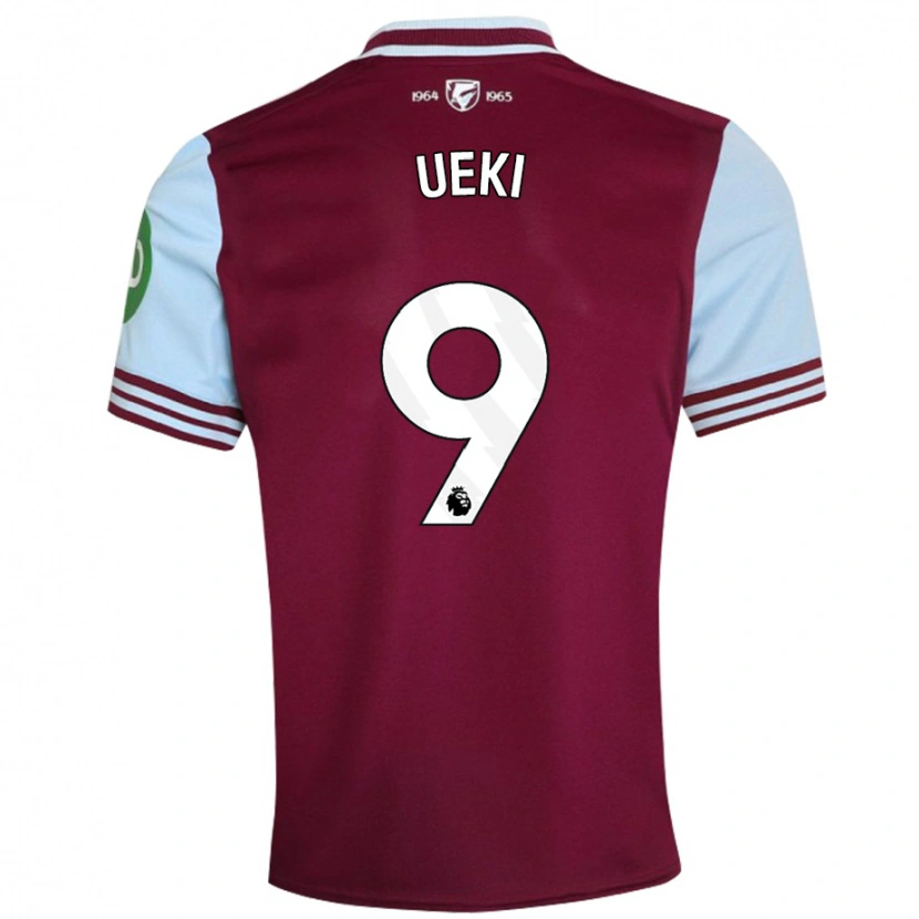 Danxen Herren Riko Ueki #9 Dunkelrot Heimtrikot Trikot 2024/25 T-Shirt