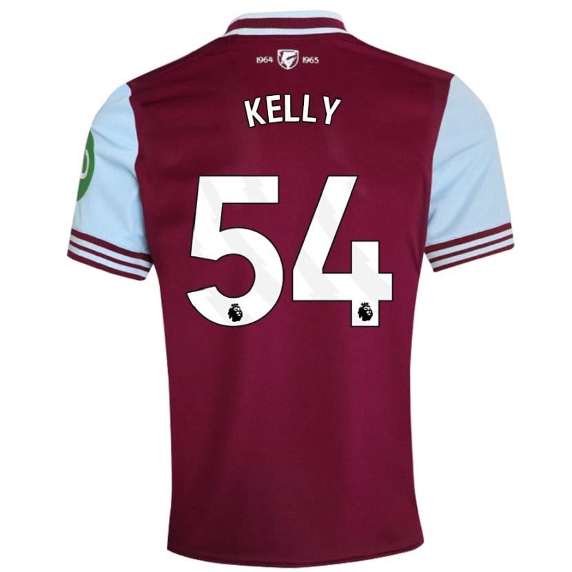 Danxen Herren Patrick Kelly #54 Dunkelrot Heimtrikot Trikot 2024/25 T-Shirt