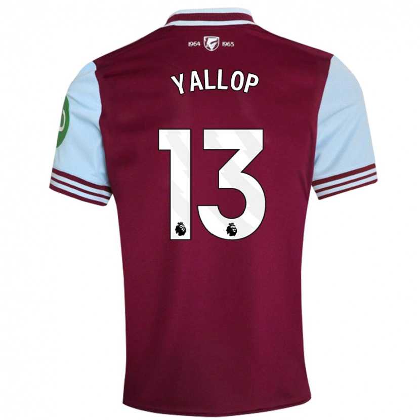 Danxen Herren Tameka Yallop #13 Dunkelrot Heimtrikot Trikot 2024/25 T-Shirt