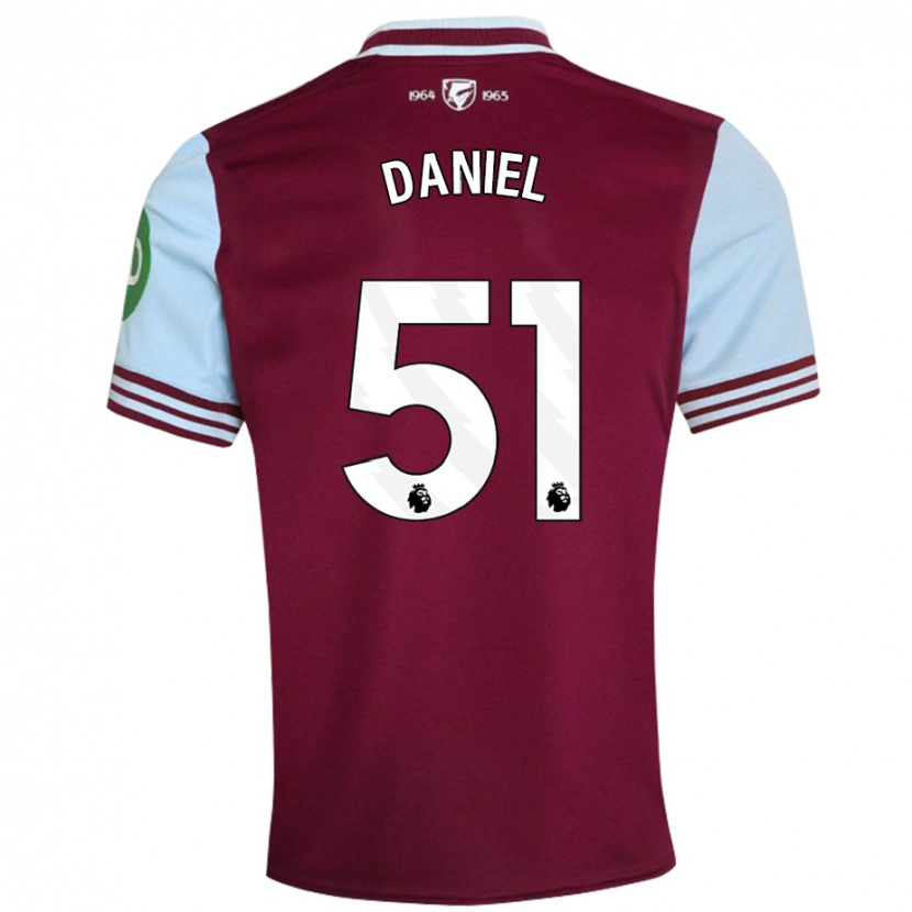 Danxen Herren Daniel Chesters #51 Dunkelrot Heimtrikot Trikot 2024/25 T-Shirt