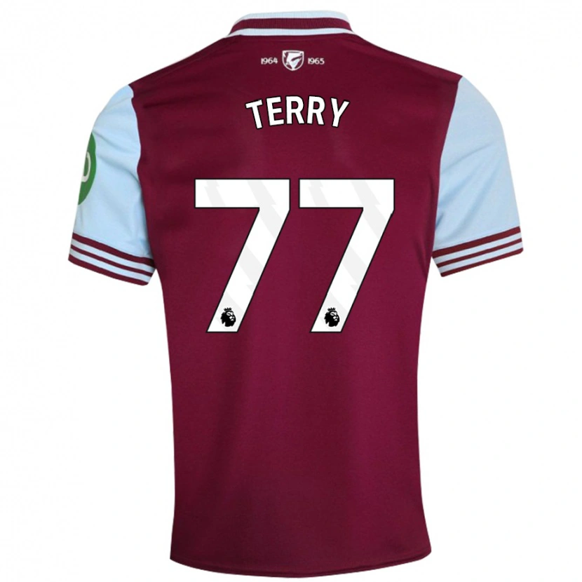 Danxen Herren Mason Terry #77 Dunkelrot Heimtrikot Trikot 2024/25 T-Shirt