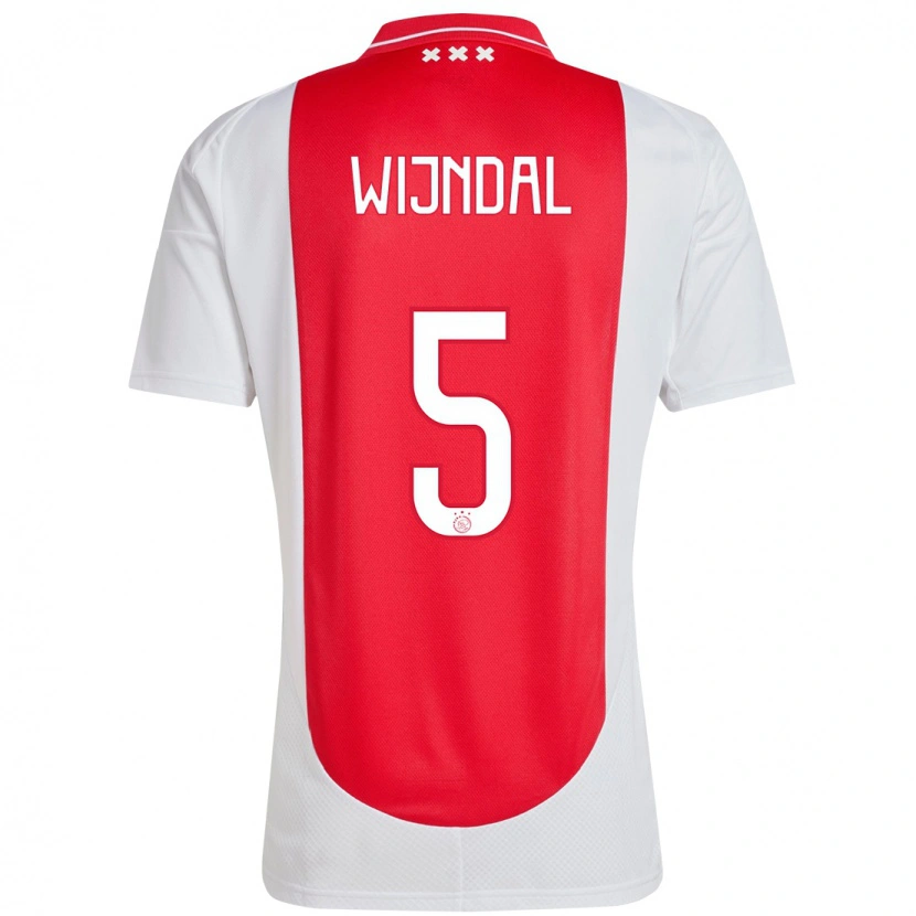 Danxen Herren Owen Wijndal #5 Rot Weiß Heimtrikot Trikot 2024/25 T-Shirt