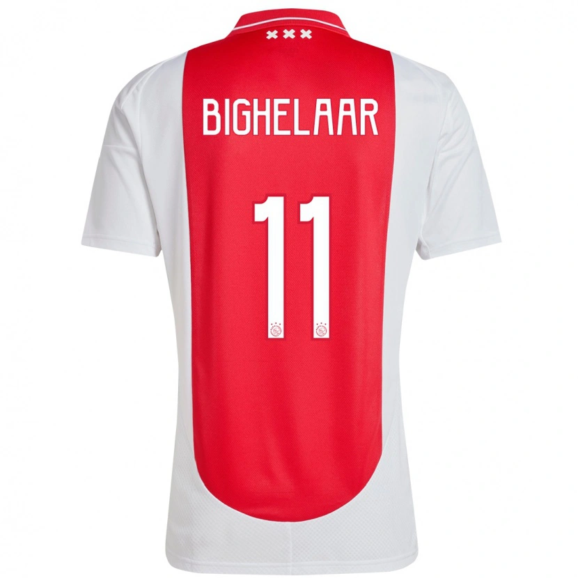 Danxen Herren Marjolijn Van Den Bighelaar #11 Rot Weiß Heimtrikot Trikot 2024/25 T-Shirt