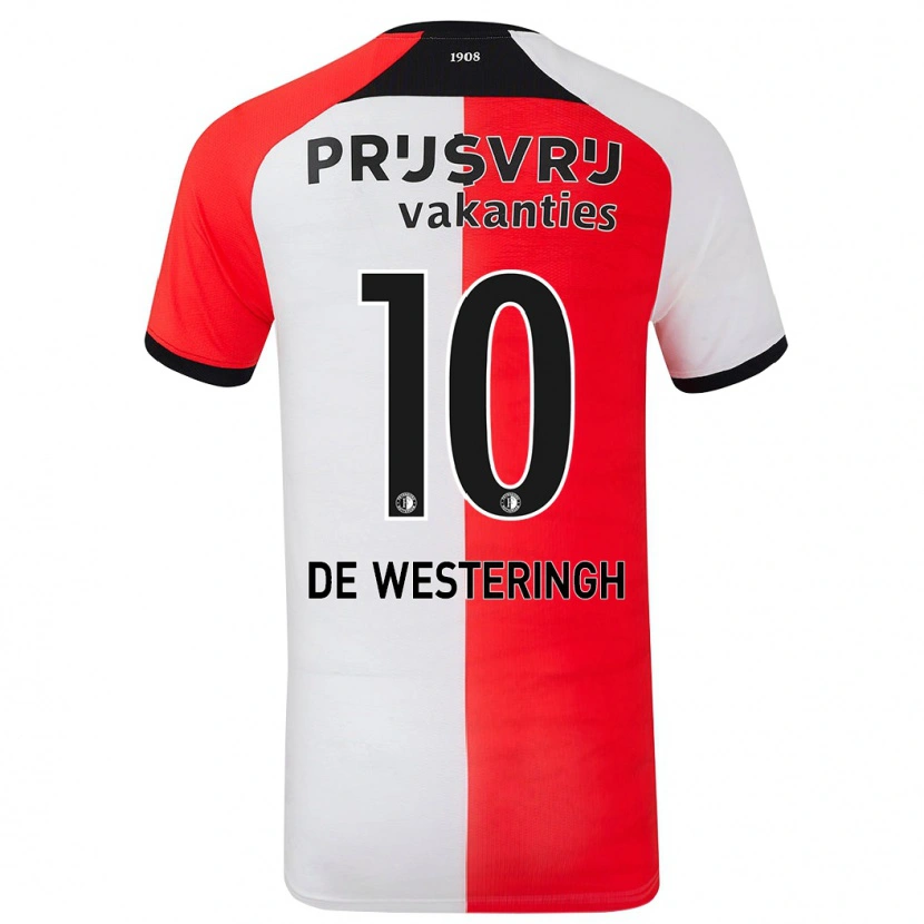 Danxen Herren Kirsten Van De Westeringh #10 Rot Weiß Heimtrikot Trikot 2024/25 T-Shirt