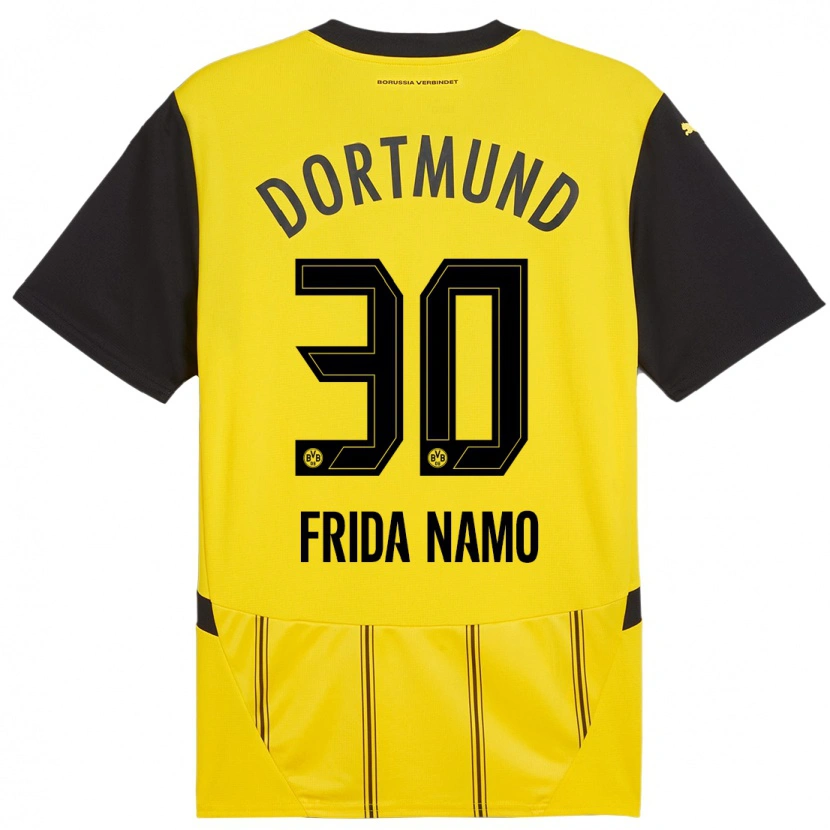 Danxen Herren Ronning Frida Namo #30 Gelb Schwarz Heimtrikot Trikot 2024/25 T-Shirt