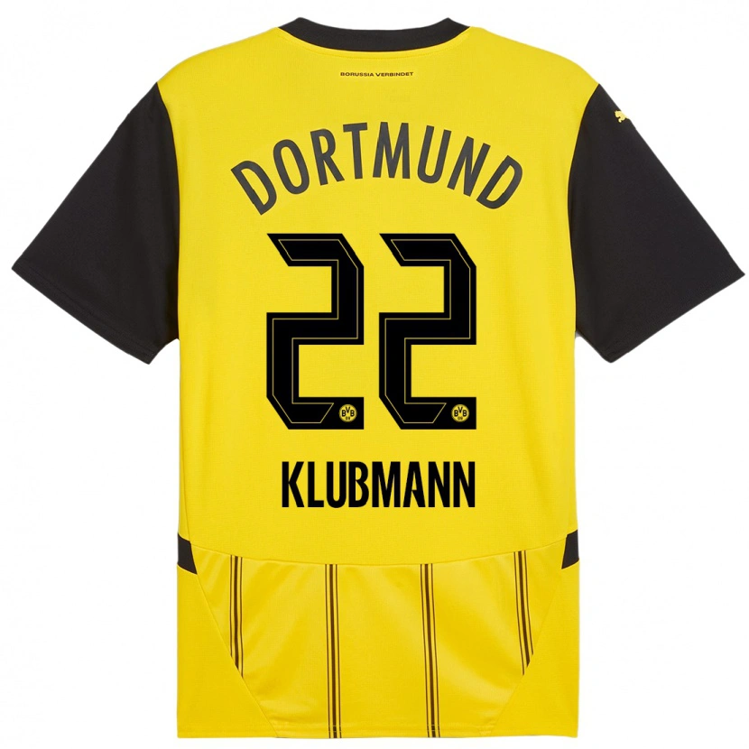 Danxen Herren Leon Klubmann #22 Gelb Schwarz Heimtrikot Trikot 2024/25 T-Shirt