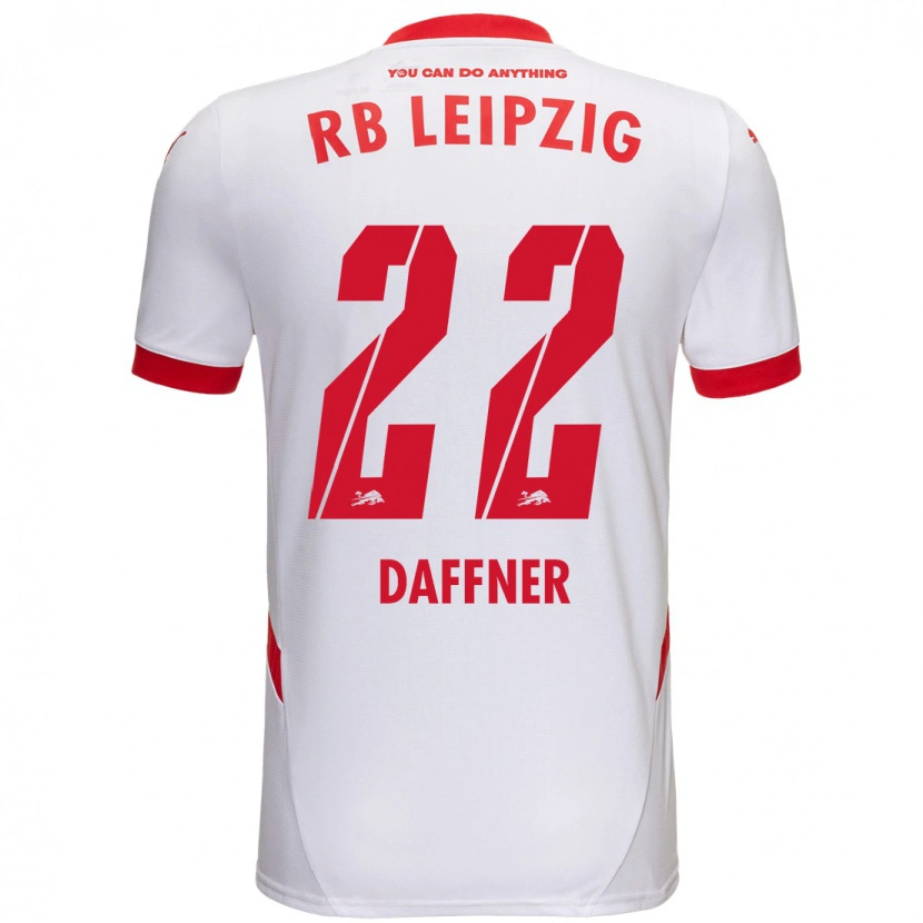 Danxen Herren Felix Daffner #22 Weiß Rot Heimtrikot Trikot 2024/25 T-Shirt