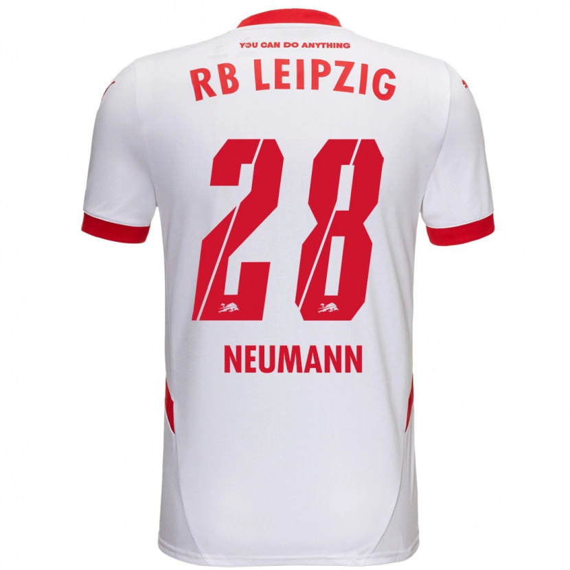Danxen Herren Cenny Neumann #28 Weiß Rot Heimtrikot Trikot 2024/25 T-Shirt