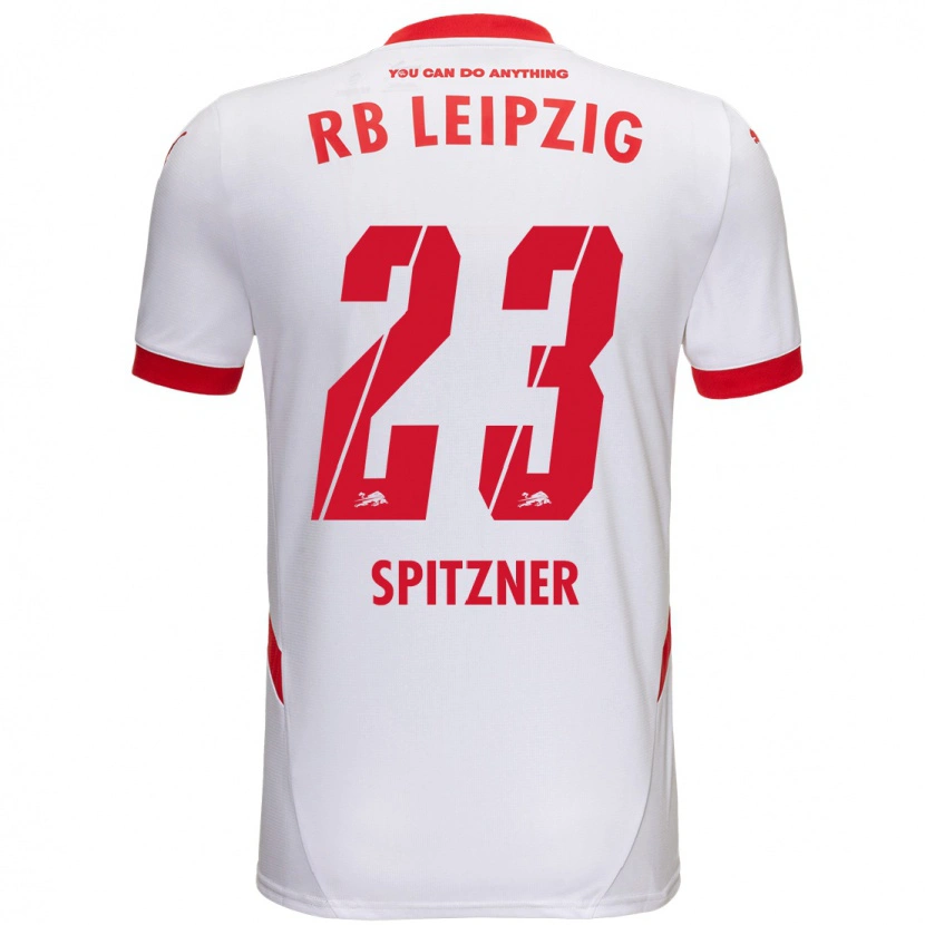 Danxen Herren Kyra Spitzner #23 Weiß Rot Heimtrikot Trikot 2024/25 T-Shirt
