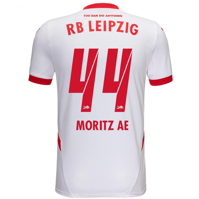 Danxen Herren Moritz Aé #44 Weiß Rot Heimtrikot Trikot 2024/25 T-Shirt
