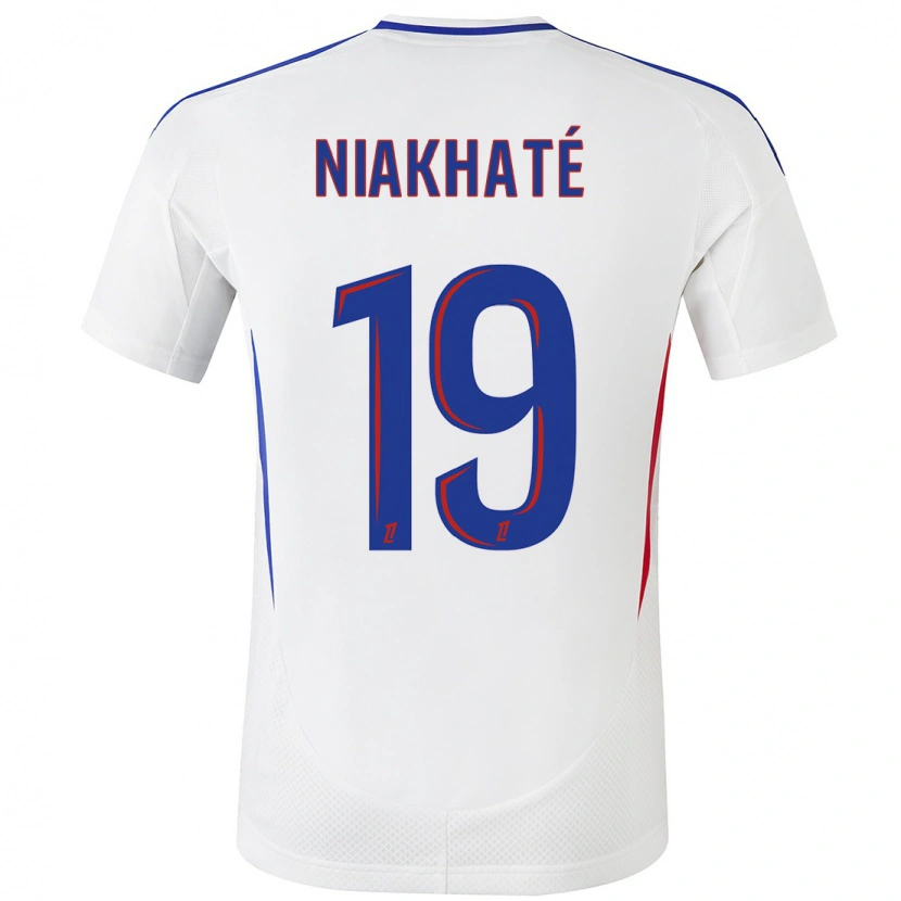 Danxen Herren Moussa Niakhaté #19 Weiß Blau Heimtrikot Trikot 2024/25 T-Shirt