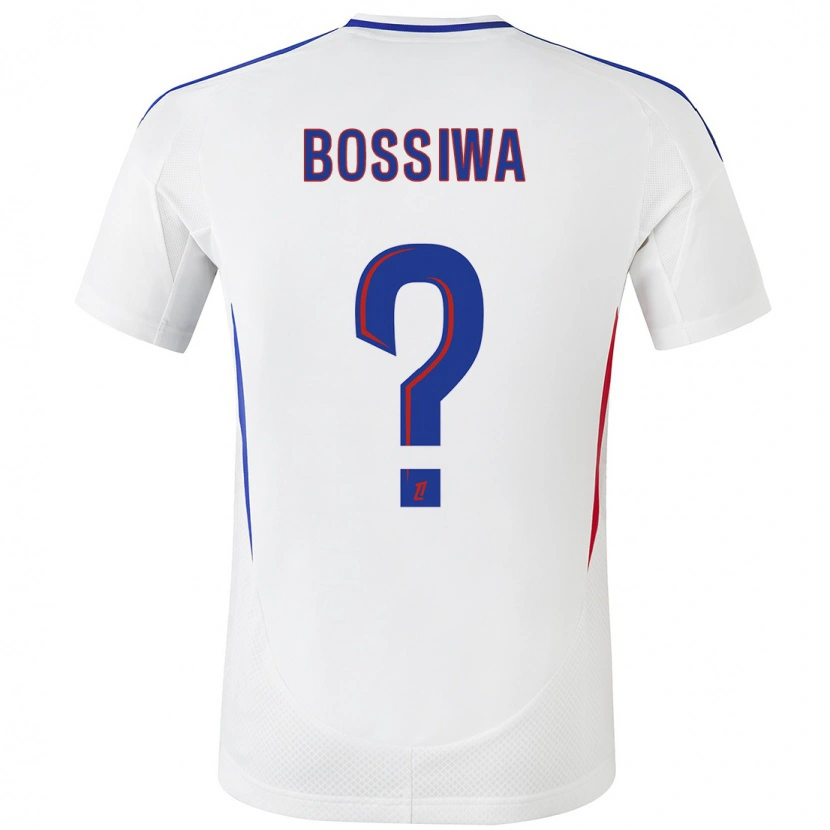 Danxen Herren Samuel Bossiwa #0 Weiß Blau Heimtrikot Trikot 2024/25 T-Shirt