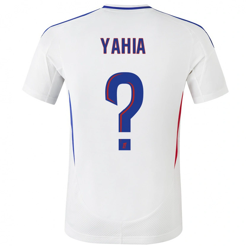 Danxen Herren Kelyan Yahia #0 Weiß Blau Heimtrikot Trikot 2024/25 T-Shirt