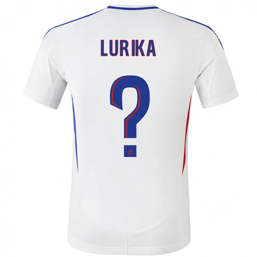 Danxen Herren Nehemie Lurika #0 Weiß Blau Heimtrikot Trikot 2024/25 T-Shirt