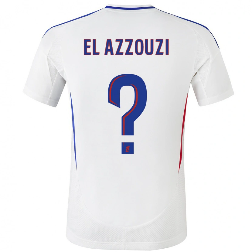 Danxen Herren Nourdine El Azzouzi #0 Weiß Blau Heimtrikot Trikot 2024/25 T-Shirt
