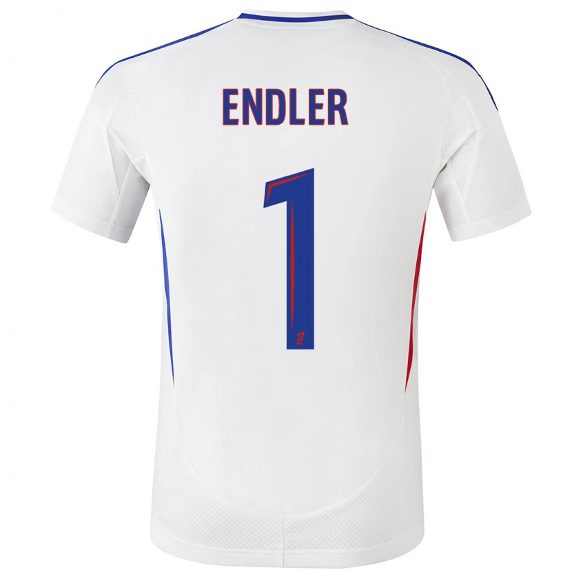 Danxen Herren Christiane Endler #1 Weiß Blau Heimtrikot Trikot 2024/25 T-Shirt