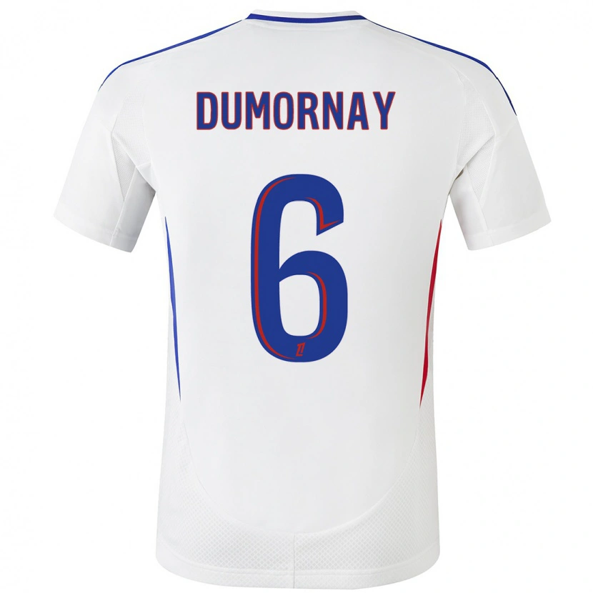 Danxen Herren Melchie Dumornay #6 Weiß Blau Heimtrikot Trikot 2024/25 T-Shirt