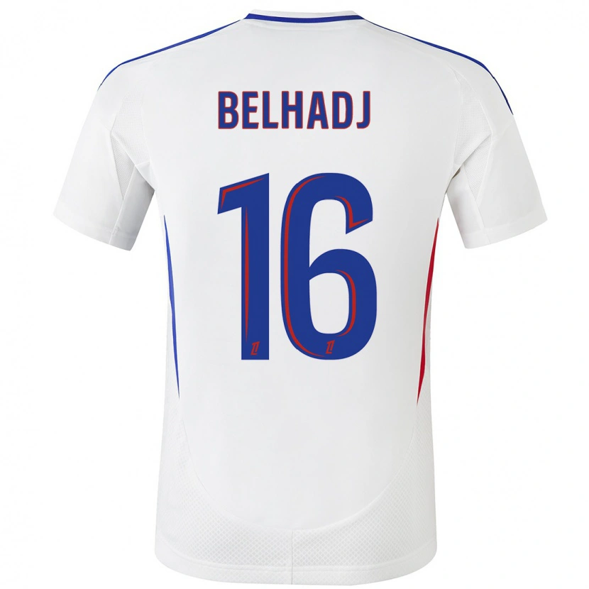 Danxen Herren Féerine Belhadj #16 Weiß Blau Heimtrikot Trikot 2024/25 T-Shirt