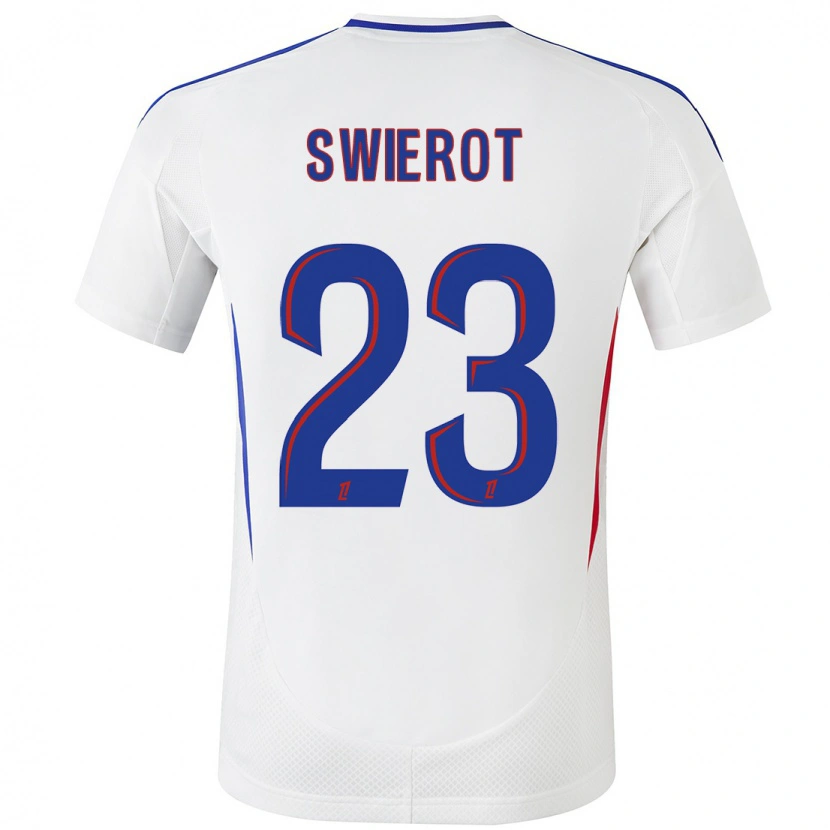 Danxen Herren Julie Swierot #23 Weiß Blau Heimtrikot Trikot 2024/25 T-Shirt